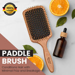 Wooden Paddle Brush