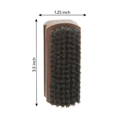 The Thermo Beech Wood Black Bristle Hand And Nail Brush