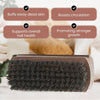 The Thermo Beech Wood Black Bristle Hand And Nail Brush