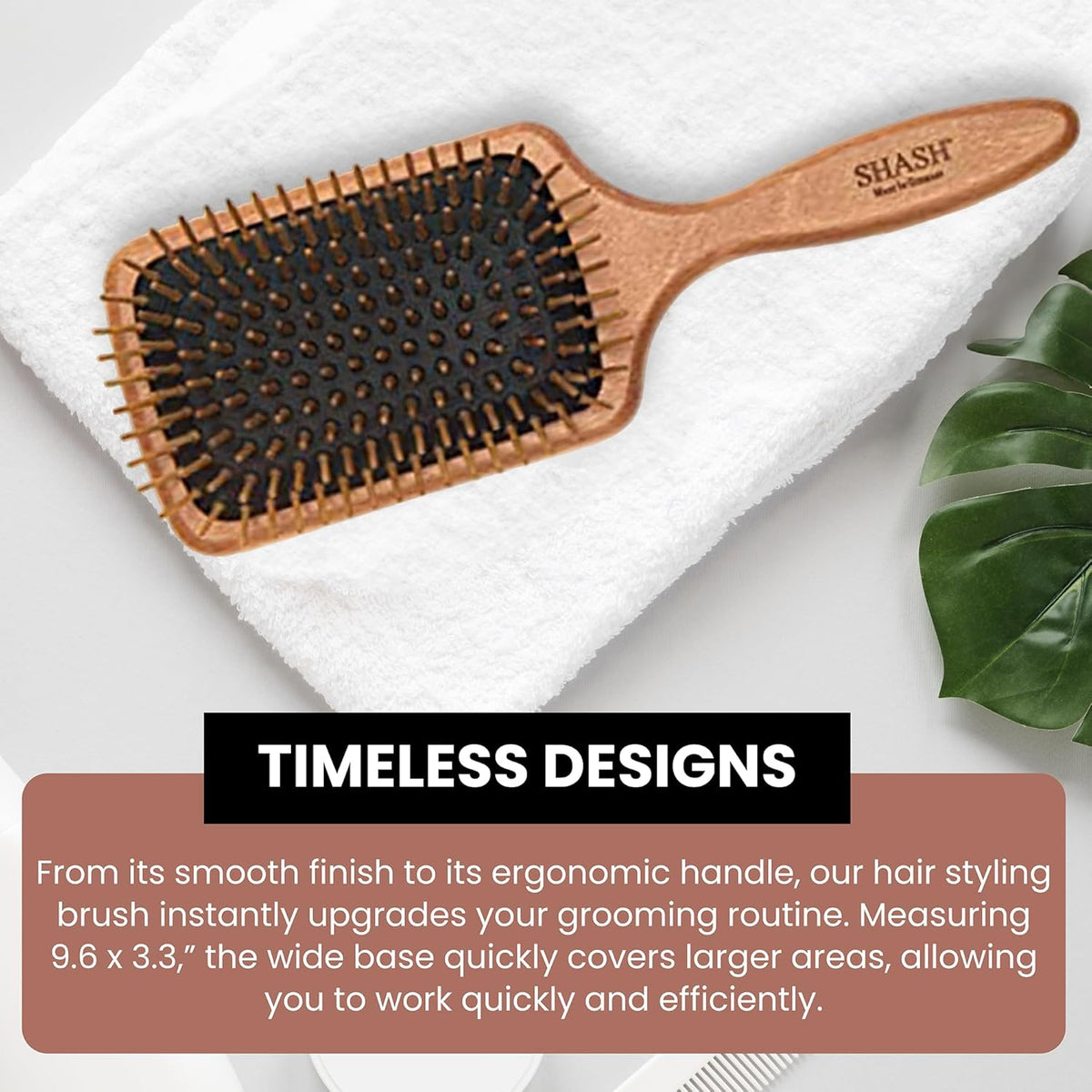 Wooden Paddle Brush